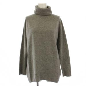 ニット セーター 長袖 タートルネック ウール F グレー /BM