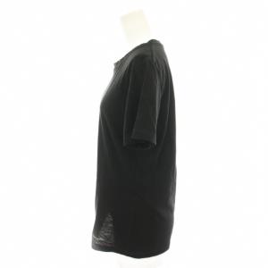 Christian Dior Tシャツ エッフェル塔 リネン混 S ブラック
