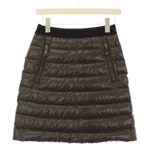 GONNA ダウンスカート 台形 ひざ丈 38 カーキ D20932590200 /KH