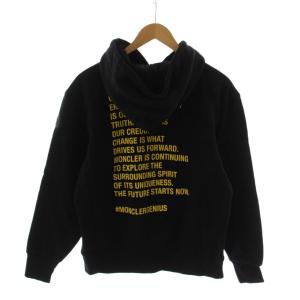 MONCLER GENIUS MAGLIA パーカー プルオーバー M ブラック イエロー D20968203150