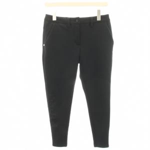 3D LOGO SLIM PANTS パンツ ゴルフウェア ロゴ XS 黒 ブラック BBG221W15