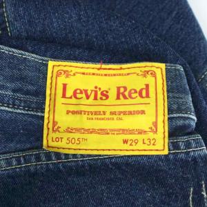 Levi's RED 505 デニム ジーンズ W29 L32 紺 ネイビー 無地 ストレートレッグ /AP