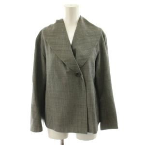 ESTNATION セットアップ ジャケット パンツ スラックス チェック柄 38 グレー 020-21732 020-21511