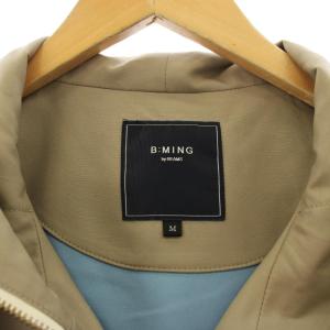 B:MING LIFE STORE by BEAMS ジャケット 上着 M グレー 長袖 無地 ドローストリング フード付き /JP