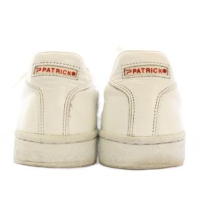 PATRICK QUEBEC ケベック ローカットスニーカー シューズ 厚底 レザー ロゴ 40 白 ホワイト 119630