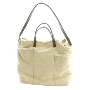 PAPILLONNER イア ear  × ライオン コーヒー LION COFFEE トートバッグ ハンド 2WAY アイボリー