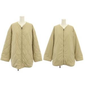 24AW 2WAYキルティングブルゾン キルティングジャケット アウター リバーシブル ベージュ 24011220604030