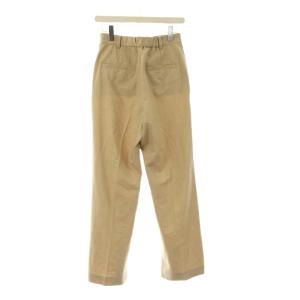 Spick&Span 23SS ハイブリッドトロストレートパンツ 麻 38 ベージュ 無地 ストレートシルエット 長ズボン /JP