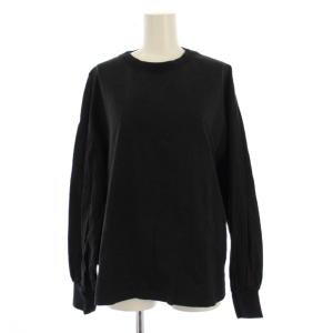 Tシャツ カットソー 長袖 クルーネック 1 黒 12231 /BM