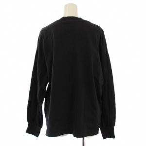 HYKE Tシャツ カットソー 長袖 クルーネック 1 黒 12231 /BM