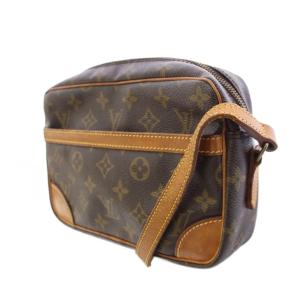 LOUIS VUITTON トロカデロ23 モノグラム ショルダーバッグ ブラウン M51276