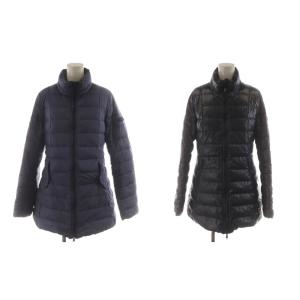 エゲリア EGERIA ダウンジャケット ナイロン リバーシブル アウター 3 紺 ネイビー LTA14A4349