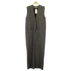 R'IAM 24AW Vネックオールインワン ジャンプスーツ サロペット 38 グレー 24040922600030