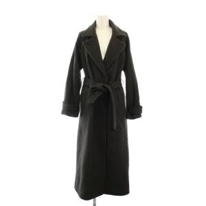 CASHMERE SILK COAT カシミヤシルクコート チェスターコート アウター ロング丈 ベルト