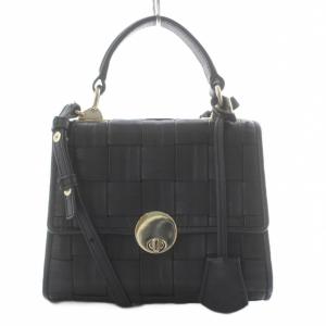 21SS WOVENバッグ ショルダーバッグ ハンドバッグ 2way 黒 ブラック CWGB212506