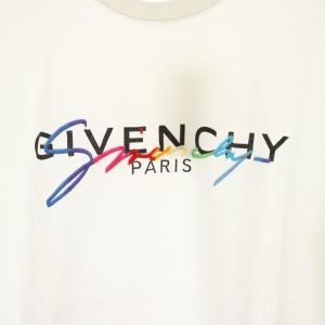 GIVENCHY Tシャツ レインボーシグネチャー XS