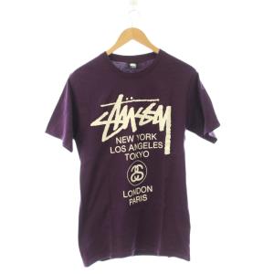 SP20 World Tour SP20 Tee Tシャツ S パープル ロゴプリント ラウンドネック