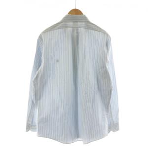 Brooks Brothers カジュアルシャツ ワイシャツ L 水色 ライトブルー ストライプ柄 ボタンダウン 長袖 /RR