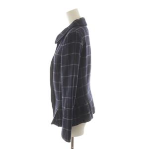 Brooks Brothers ジャケット 上着 ウール 4 紺 ネイビー チェック柄 長袖 /RR