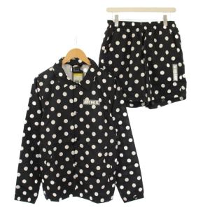 ウーブンジャケット フローショーツ セットアップ ドット柄