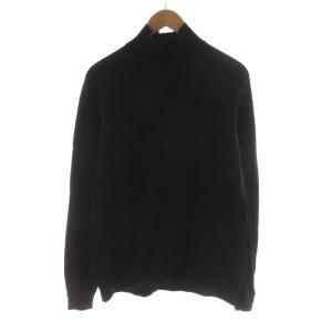 SEAMLESS HI NECK L/S TEE Tシャツ カットソー 4 黒 ブラック ハイネック 長袖