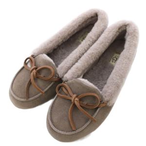 Solana Loafer ソラーナローファー モカシン フラット ラウンドトゥ リボン スエード ボア