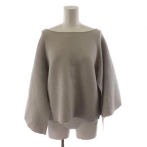 ニット セーター ウール 長袖 カシミヤ混 グレー MY16AW-KR010 /AN63