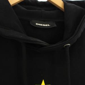 DIESEL S-GIR-HOOD-A1 プルオーバーパーカー 長袖 XL 黒 00SW9D /TK