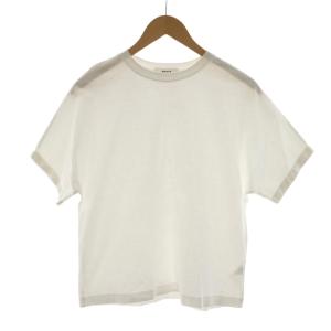 Tシャツ カットソー 38 白 ホワイト 半袖 無地 /RR