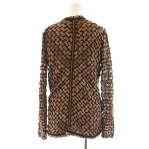 MISSONI アンサンブルニット カーディガン ニット ノースリーブ 42 ライトパープル 黒 ブラック /AN41