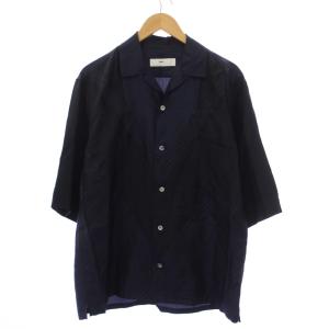 ビリリース VIRILIS キュプラジャガードミックスショートスリーブシャツ CUPRA JACQUARD