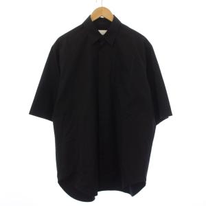 20SS シャツ レギュラーカラー 半袖 39 黒 ブラック JSMQ742426MQ /YT