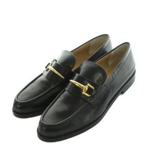 OLD GUCCI ローファー 38.5C ブラック 100 0374