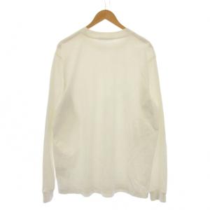 Acne Studios クルーネックカットソー Tシャツ 長袖 L 白 fn-mn-tshi000354 /BM