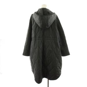 23区 24AW 中綿 ロング パディング キルティングコート 44 グレー CMWWCW0411