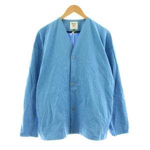 Grace Owners Cardigan グレースオーナーズカーディガン 長袖 Vネック L 水色 JM8238