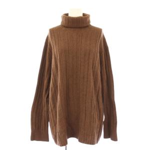 CASHMERE WOOL RIB TURTLE NECK カシミヤウールリブタートルネック ニット セーター