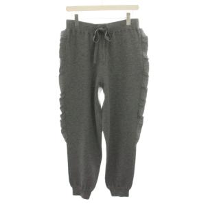 セツコ サジテール setsuko sagittaire 22AW フリルニットスウェットパンツ イージーパンツ