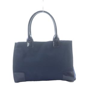TORY BURCH MINI NYLON ELLA ミニエラ トートバッグ ネイビー ロゴマーク /RI OS
