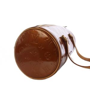 LOUIS VUITTON ヴェルニ ベッドフォード ノワゼット ハンドバッグ ブロンズ M91329