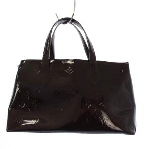 LOUIS VUITTON ヴェルニ ウィルシャーPM ハンドバッグ アマラント M91644
