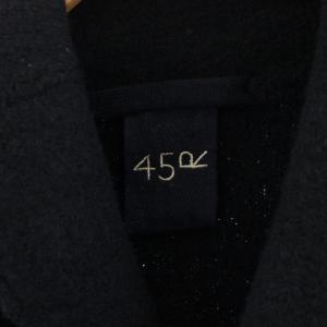 45R 縮絨ニット Pラップ ジャケット ダブル ウール 0 ネイビー 7121904