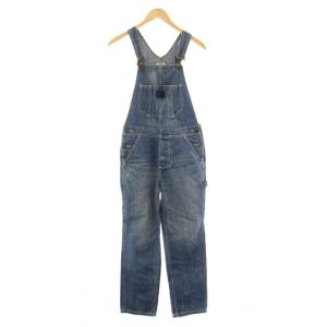 Wrangler オーバーオール デニムパンツ ジーンズ ワンカラー XS 青 ブルー /BB