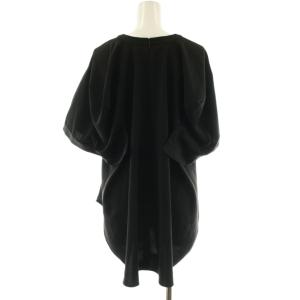 ENFOLD 25AW WING-SLEEVES PULLOVER シャツ ブラウス 半袖 38 黒 ブラック 300IA430-0141
