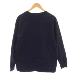 Brooks Brothers Tシャツ カットソー ロンT 長袖 M 紺 ネイビー ロゴ刺繍 /YM