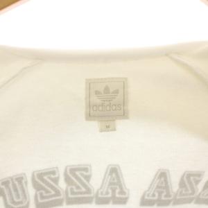 adidas Originals サッカーイタリア代表 トラックジャケット スタンドカラー アウター ジップアップ ロゴ 刺繍 M 白 ホワイト