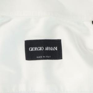 GIORGIO ARMANI ワイシャツ 39 白 ホワイト 無地 レギュラーカラー 長袖 /AP