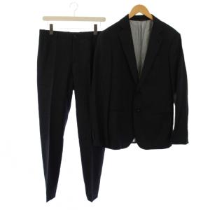 SOHO シングルスーツ セットアップ 上下 テーラードジャケット スラックスパンツ ジップフライ 46R