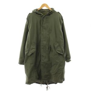 M-51 モッズコート ミリタリー ロング ライナー ジップアップ XS カーキ 8415-782-3217