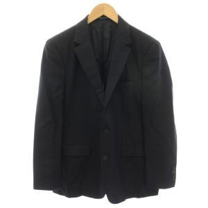Aquascutum スーツ セットアップ 上下 テーラードジャケット シングル パンツ スラックス ジップフライ ストライプ柄